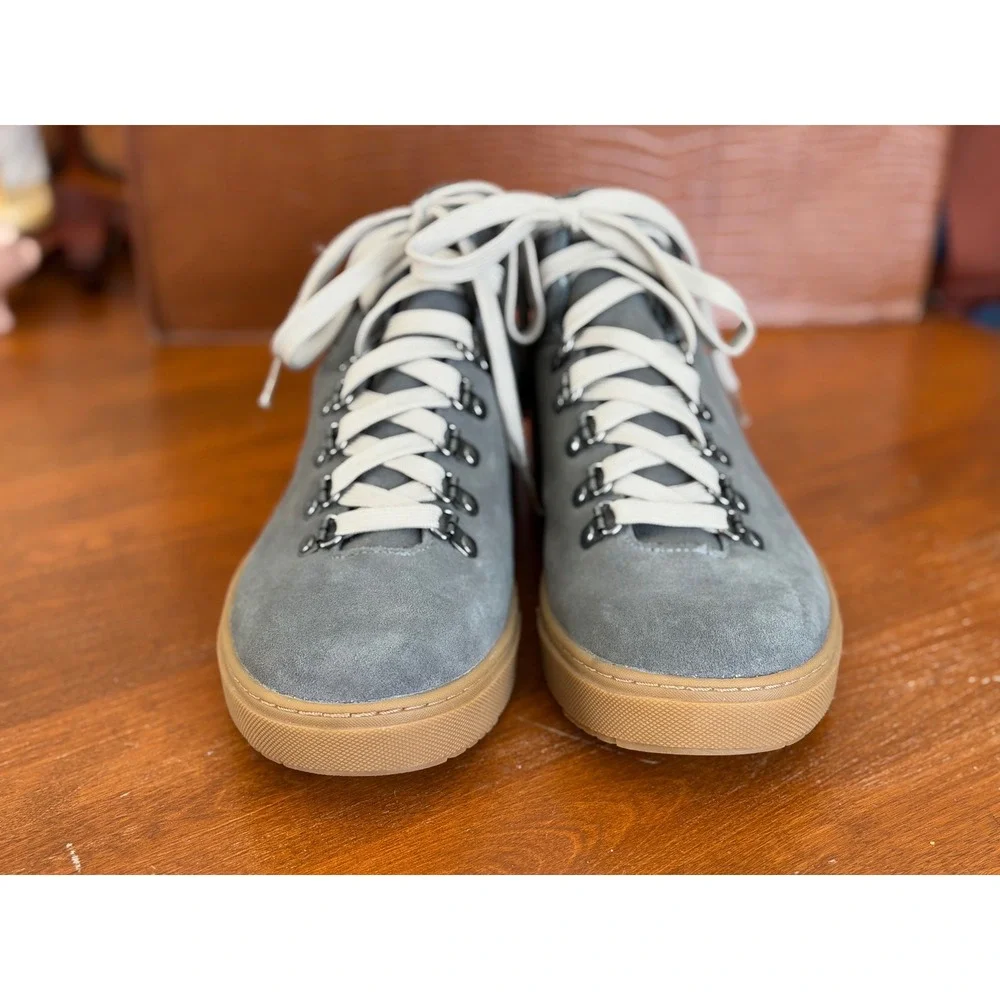 Forsake Lucie Mid Waterproof Sneaker‎ Boots Suede Leather Gray Lace-up Size 8.5